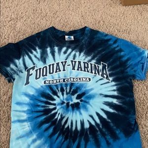 tie dye fuquay shirt